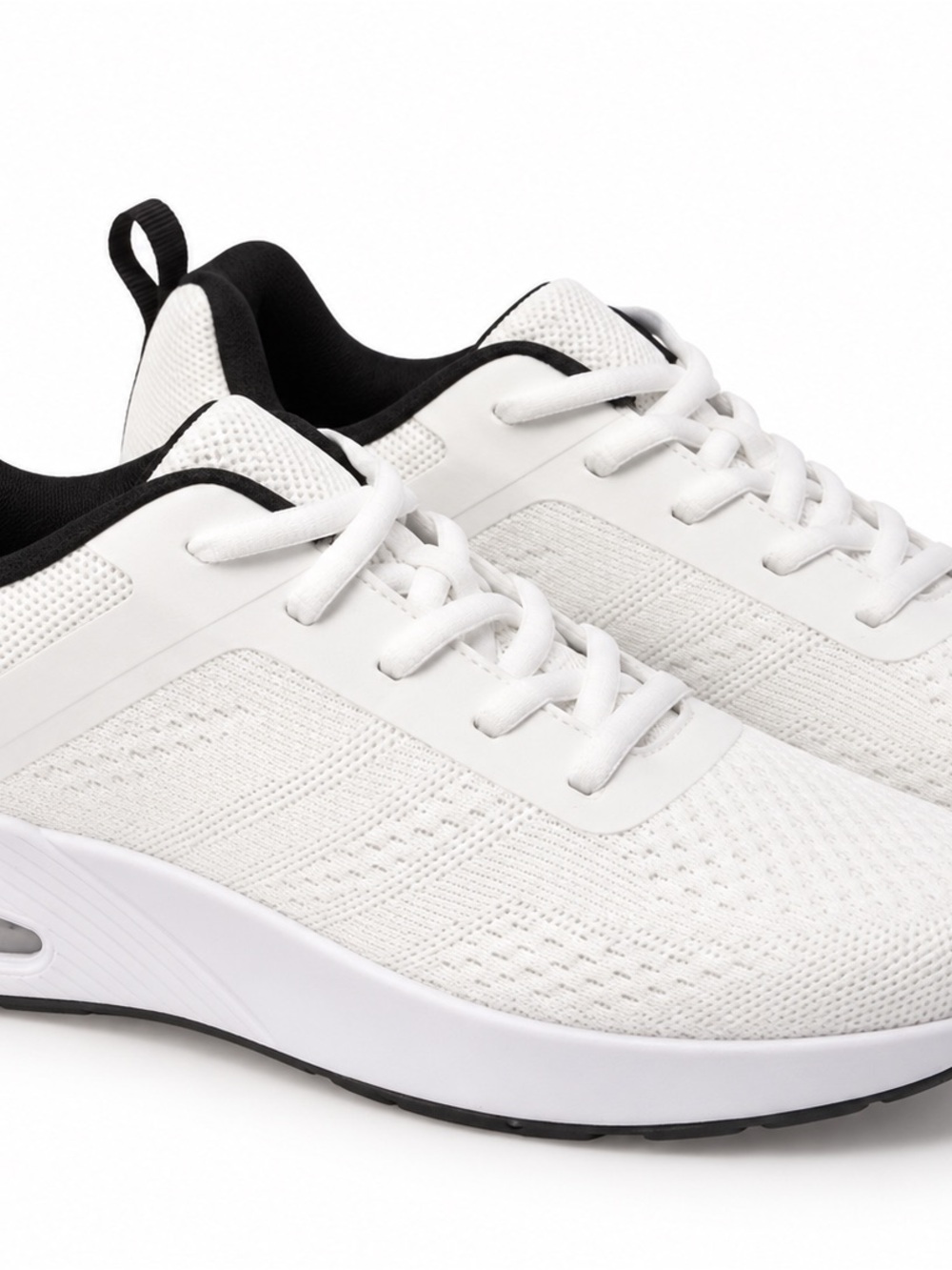 AOV-ARCH Women’s White Air-Cushion Walking Sneakers Size 9 – New